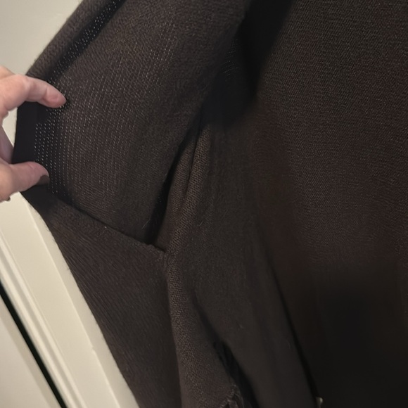 Wilster all cashmere shrug in chocolate brown. EUC. Worn once. - Picture 5 of 5